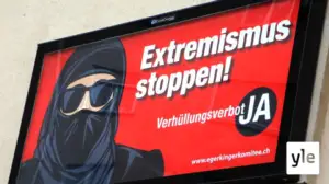Kasvojen peittäminen julkisilla paikoilla kielletään Sveitsissä: 08.03.2021 10.48