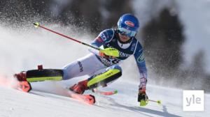 Naisten pujottelun 2. lasku. Åre, Ruotsi: 13.03.2021 15.40