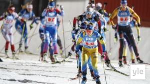 Världscupen i skidskytte, damernas jaktstart (svenskt referat): 13.03.2021 19.04