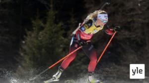 Världscupen i skidskytte, damernas jaktstart (svenskt referat): 20.03.2021 14.02