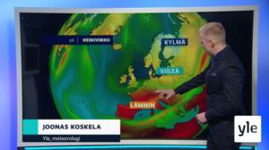 Sääennuste klo 18: 26.04.2021 18.30