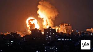 Israelin ja Gazaa hallitsevan Hamas-järjestön välillä kiivaita taisteluita: 14.05.2021 10.20