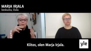 Viittomakieliset kuntavaaliehdokkaat: Marja Irjala (kesk.), Oulu: 18.05.2021 15.00
