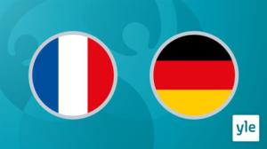 Jalkapallon EURO 2020: Ranska - Saksa: 16.06.2021 00.15