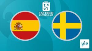 Jalkapallon Euro 2020: Espanja - Ruotsi, taktinen kuvakulma: 14.06.2021 23.58