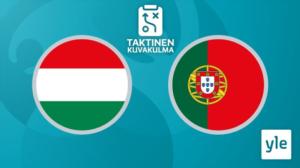 Jalkapallon Euro 2020: Unkari - Portugali, taktinen kuvakulma: 15.06.2021 20.53