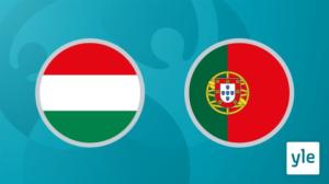 Jalkapallon EURO 2020: Unkari - Portugali: 15.06.2021 21.00