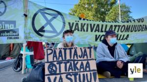 Elokapinan mielenosoitus siirtyi pois Helsingin Mannerheimintieltä: 18.06.2021 21.00