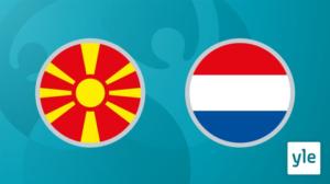Jalkapallon EURO 2020: Pohjois-Makedonia - Hollanti: 21.06.2021 20.56