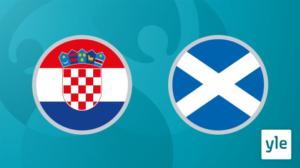 Jalkapallon EURO 2020: Kroatia - Skotlanti: 23.06.2021 00.15