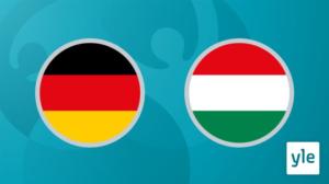 Jalkapallon EURO 2020: Saksa - Unkari: 23.06.2021 23.59