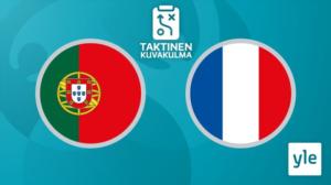 Jalkapallon Euro 2020: Portugali - Ranska, taktinen kuvakulma: 24.06.2021 00.01
