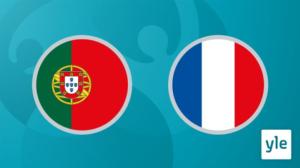 Jalkapallon EURO 2020: Portugali - Ranska: 24.06.2021 00.15