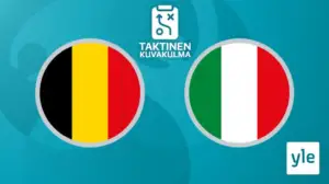 Jalkapallon Euro 2020: Belgia - Italia, taktinen kuvakulma: 03.07.2021 00.03