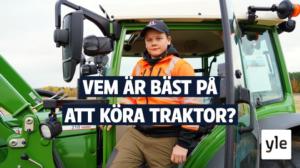 Det här är traktorprecisionskörning - häng med 14-åriga Joel på tävling i Pensala: 07.10.2021 13.35