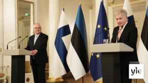 Viron presidentti ensivierailulla Suomessa: 26.10.2021 16.26