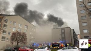 Svenska Yle live: Höghusbrand i Borgå: 27.10.2021 17.05