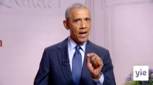 Barack Obama puhuu Glasgow'n ilmastokokouksessa: 08.11.2021 17.05