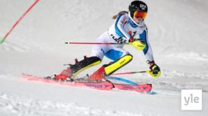Världscupen i alpint, damer slalom åk 2 (svenskt referat): 20.11.2021 15.35