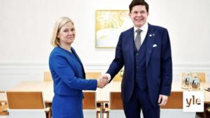Ruotsin vastavalittu pääministeri Magdalena Andersson oli pääministerinä vain seitsemän tuntia: 25.11.2021 11.03