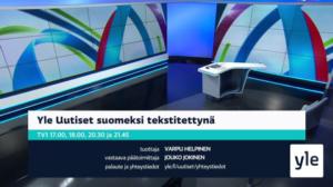 Yle Uutiset viittomakielellä: 09.12.2021 16.00