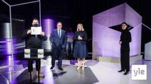 Aluevaalitentti viitottuna: Marin, Orpo & Purra: 13.01.2022 22.14