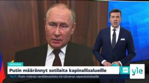 Yle Uutiset 9.00: 22.02.2022 09.20