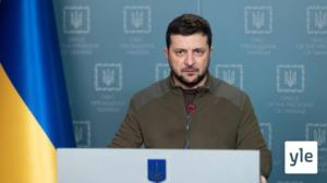 Ukrainan presidentti Zelenskyi puhuu Ruotsin parlamentille: 24.03.2022 12.20