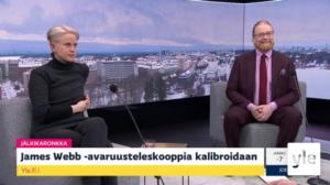Mitä yhteistä on James Webb -teleskoopin peilillä ja ihmisen hiuskarvalla?: 30.03.2022 08.10