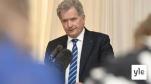 Presidentti Sauli Niinistö puhuu työssä jaksamisesta: 31.03.2022 10.19