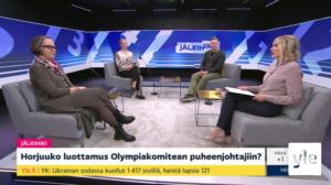 Miksi Olympiakomitean johtajisto on hiljaa?: 04.04.2022 08.24