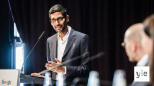 Pääministeri Rinne tapaa Googlen toimitusjohtajan: 20.09.2019 10.35