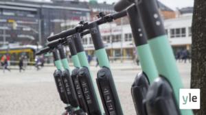 Svenska Yle live: Elsparkcyklar - nödvändiga eller onödiga?: 22.11.2019 12.39