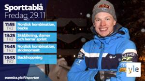 Världscupen på skidor: sprint, klassiskt (svenskt referat): 29.11.2019 15.15