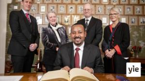 Nobelin rauhanpalkinto Abiy Ahmedille: 10.12.2019 15.03