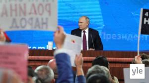 Venäjän presidentti Putinin tiedotustilaisuus - englanninkielinen tulkkaus: 19.12.2019 15.28