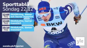 Världscupen på skidor, lagsprint (svenskt referat): 22.12.2019 13.12