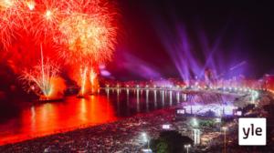 Vuosi vaihtuu maailmalla -  näyttävimmät ilotulitukset Rio de Janeirosta Brasiliasta: 01.01.2020 05.15