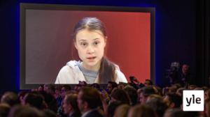 Ilmastoaktivisti Greta Thunberg puhuu Davosin talousfoorumissa: 21.01.2020 14.52