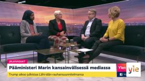 "Mutta mitä Sanna Marin sanoi Davosissa?": 24.01.2020 08.21