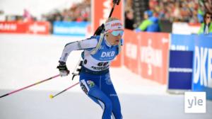 Världscupen i skidskytte, damernas masstart (svenskt referat): 08.03.2020 13.29
