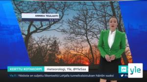 Sääennuste klo 7.40: 17.04.2020 08.01