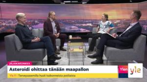 Jälkikaronkka: "Asteroidia saattelevat valeuutiset ja pötypuheet": 29.04.2020 08.12