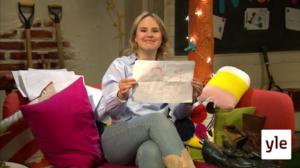 Malin visar teckningar från BUU-klubbisar: 23.05.2020 00.15