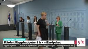 Svenska Yle live: Regeringens pressinfo: 03.06.2020 17.00