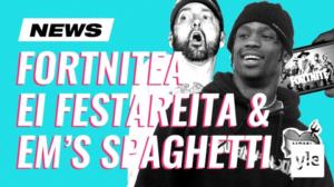 Travis Scott Fortnitessä, festarit peruttu & Eminem jakaa spagettia: 16.06.2020 13.13