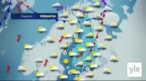 Sääennuste klo 18.00 (S): 06.08.2020 18.30