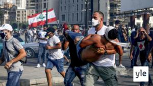 Beirutin hallituksenvastaiset mielenosoitukset jatkuvat : 09.08.2020 21.33