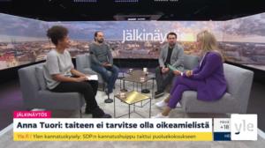 Taiteen oikeamielisyys, Tenet-elokuva, Raumalla kaupunkilaisten unelmapuisto ja terveyssarjakuvat: 03.09.2020 08.36