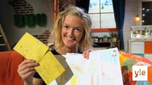 Lisa läser och visar BUU-klubbisarnas teckningssagor (S): 16.09.2020 13.27